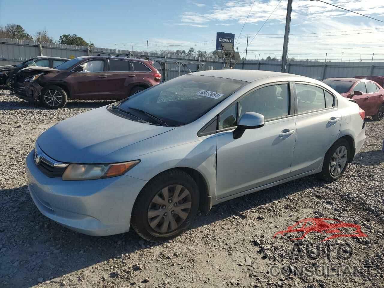 HONDA CIVIC 2012 - 19XFB2F59CE055612