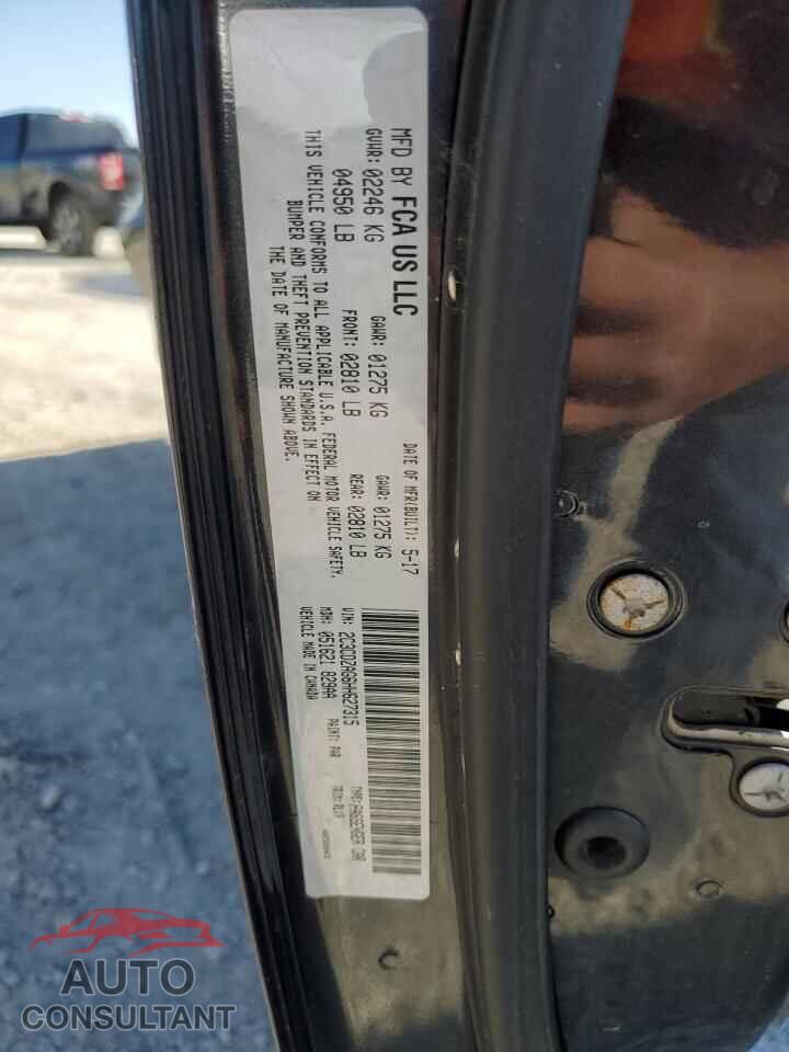 DODGE CHALLENGER 2017 - 2C3CDZAG6HH627315