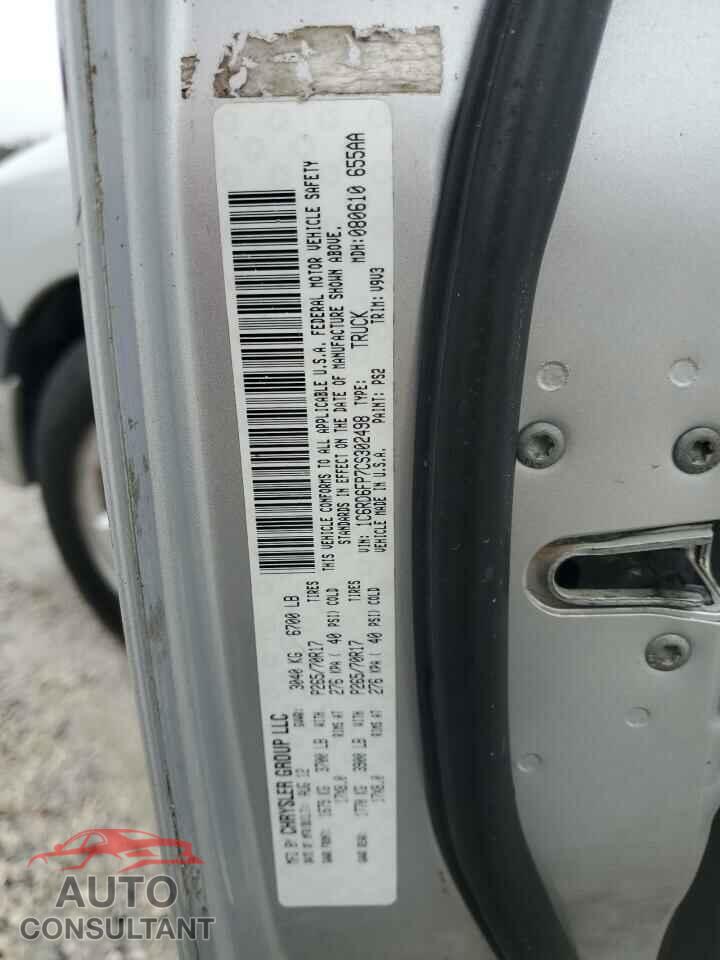DODGE RAM 1500 2012 - 1C6RD6FP7CS302498