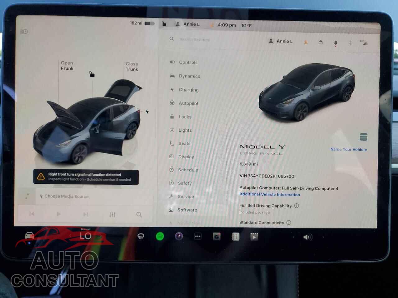 TESLA MODEL Y 2024 - 7SAYGDED2RF095700
