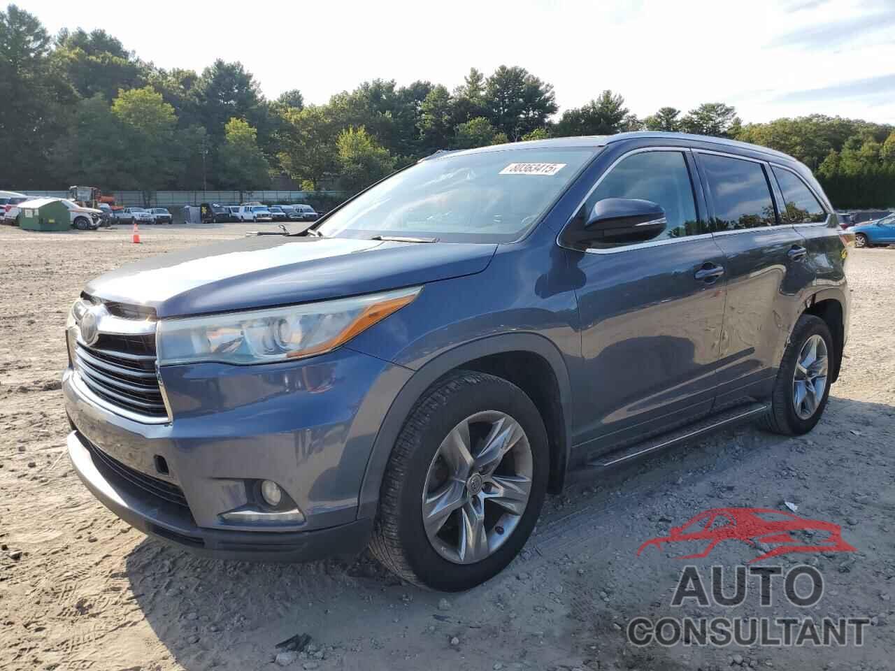 TOYOTA HIGHLANDER 2015 - 5TDDKRFH9FS156962