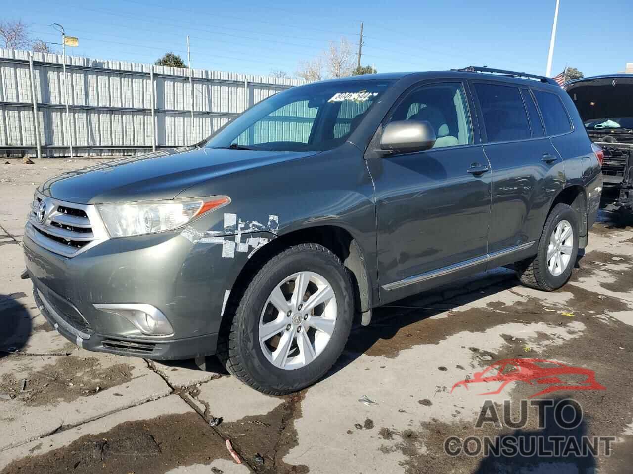 TOYOTA HIGHLANDER 2012 - 5TDBK3EH2CS160076
