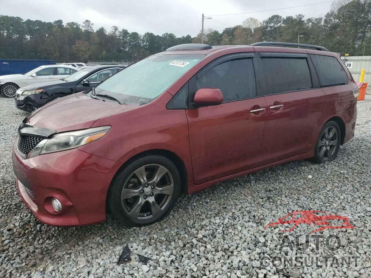 TOYOTA SIENNA 2017 - 5TDXZ3DC1HS786720