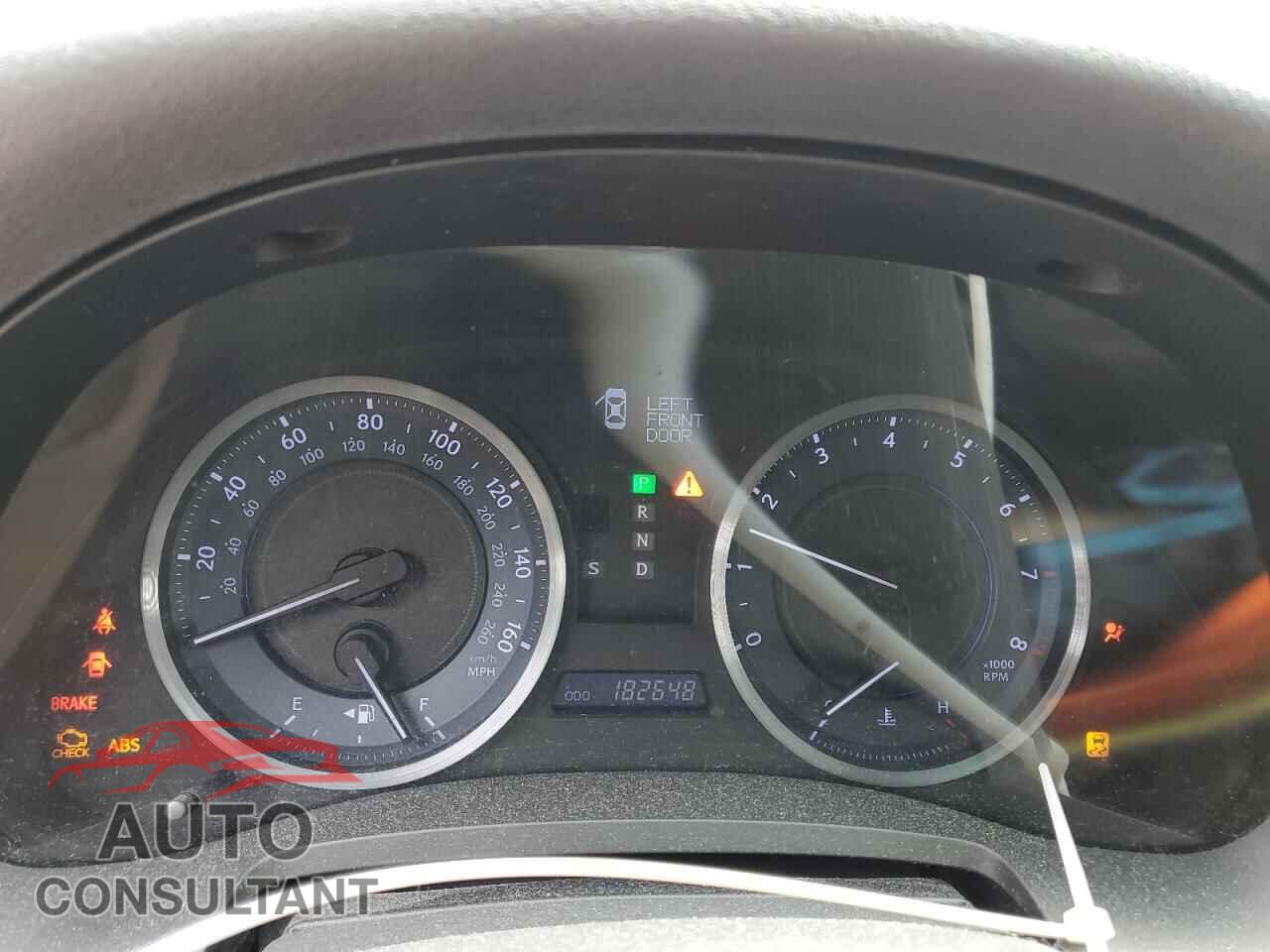 LEXUS IS 2012 - JTHCF5C22C5058848