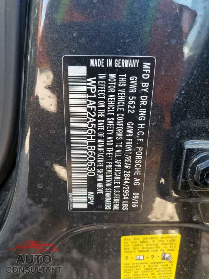 PORSCHE MACAN 2017 - WP1AF2A56HLB60630