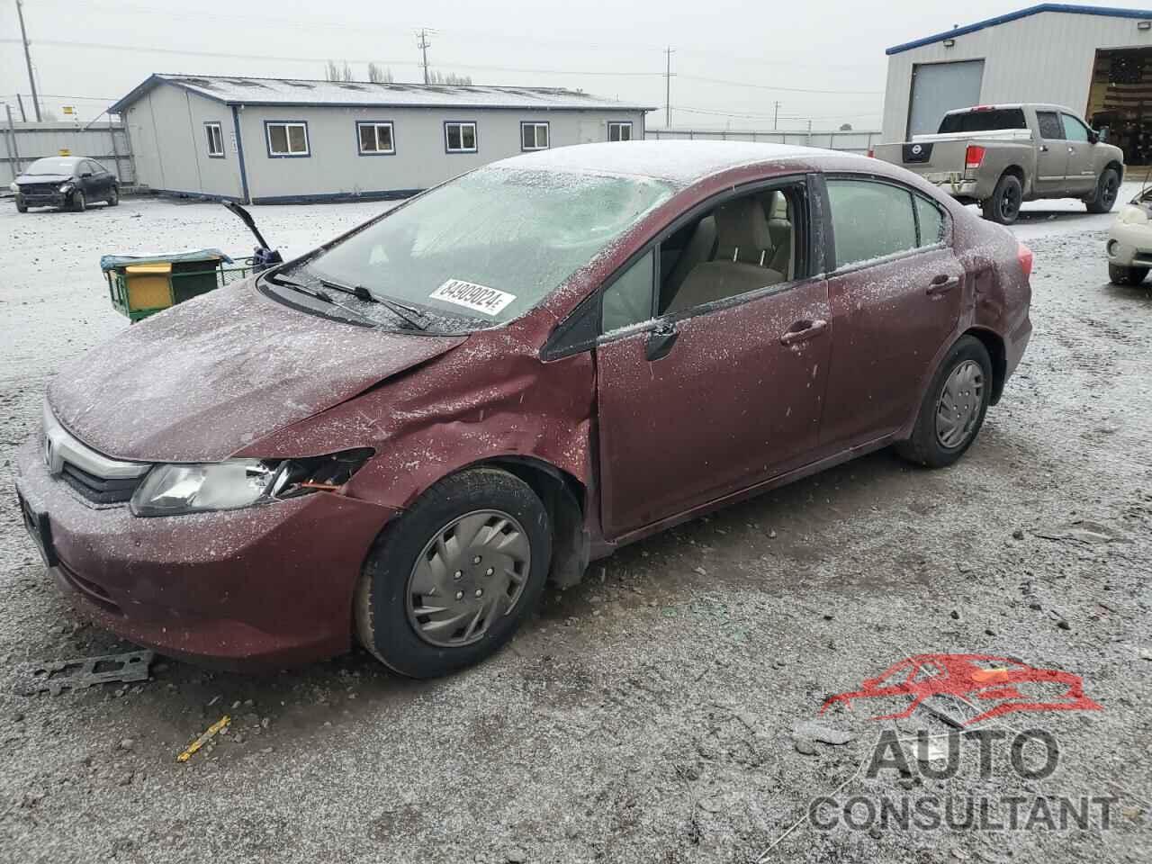 HONDA CIVIC 2012 - JHMFB2F50CS002969