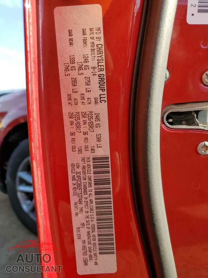 DODGE JOURNEY 2015 - 3C4PDCBB2FT537404