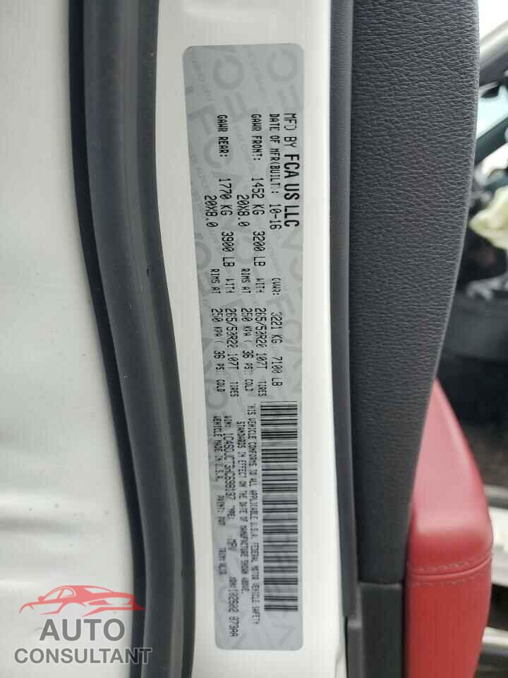 DODGE DURANGO 2017 - 1C4SDJCT3HC698137
