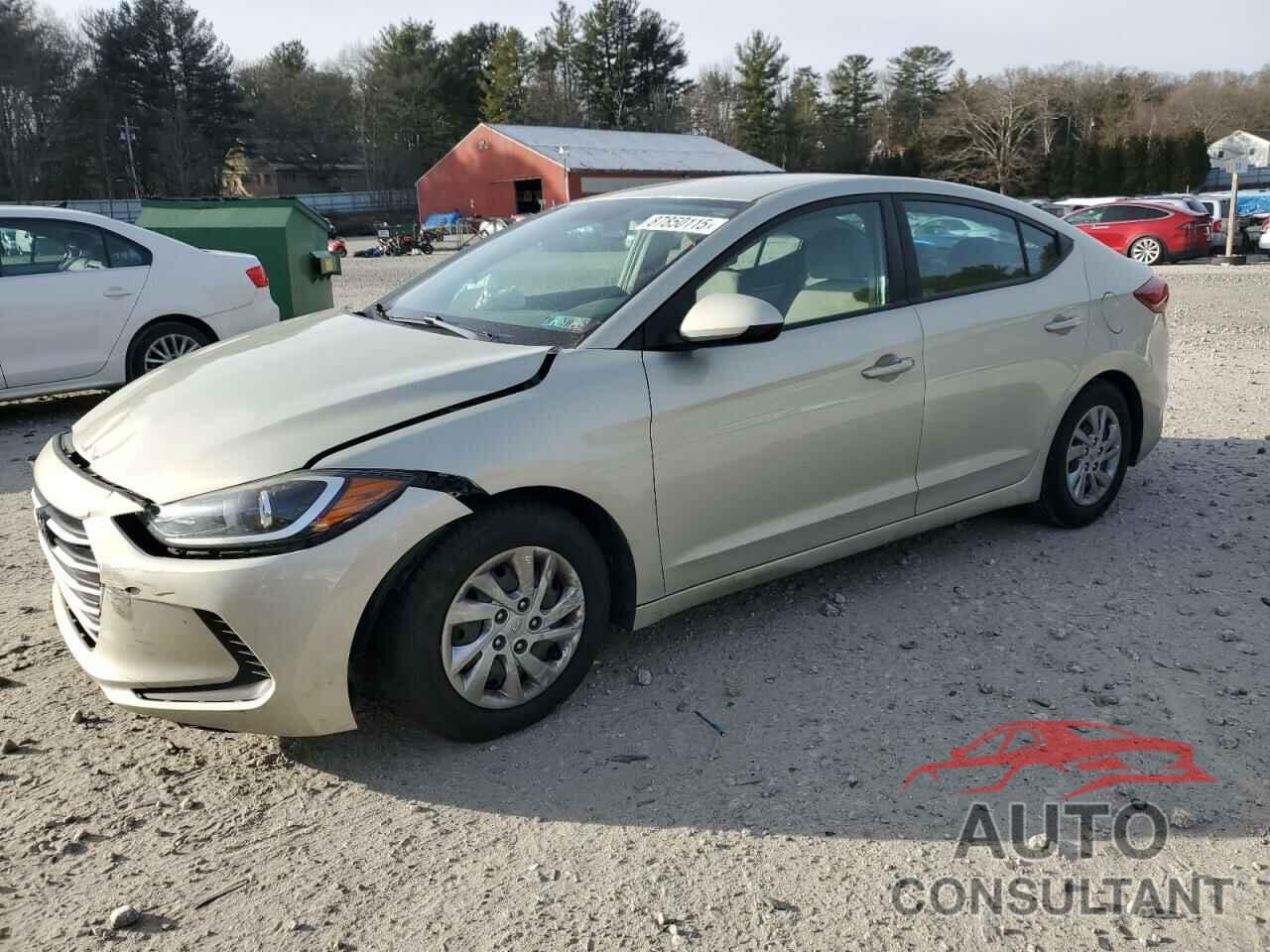 HYUNDAI ELANTRA 2017 - KMHD74LF9HU071346