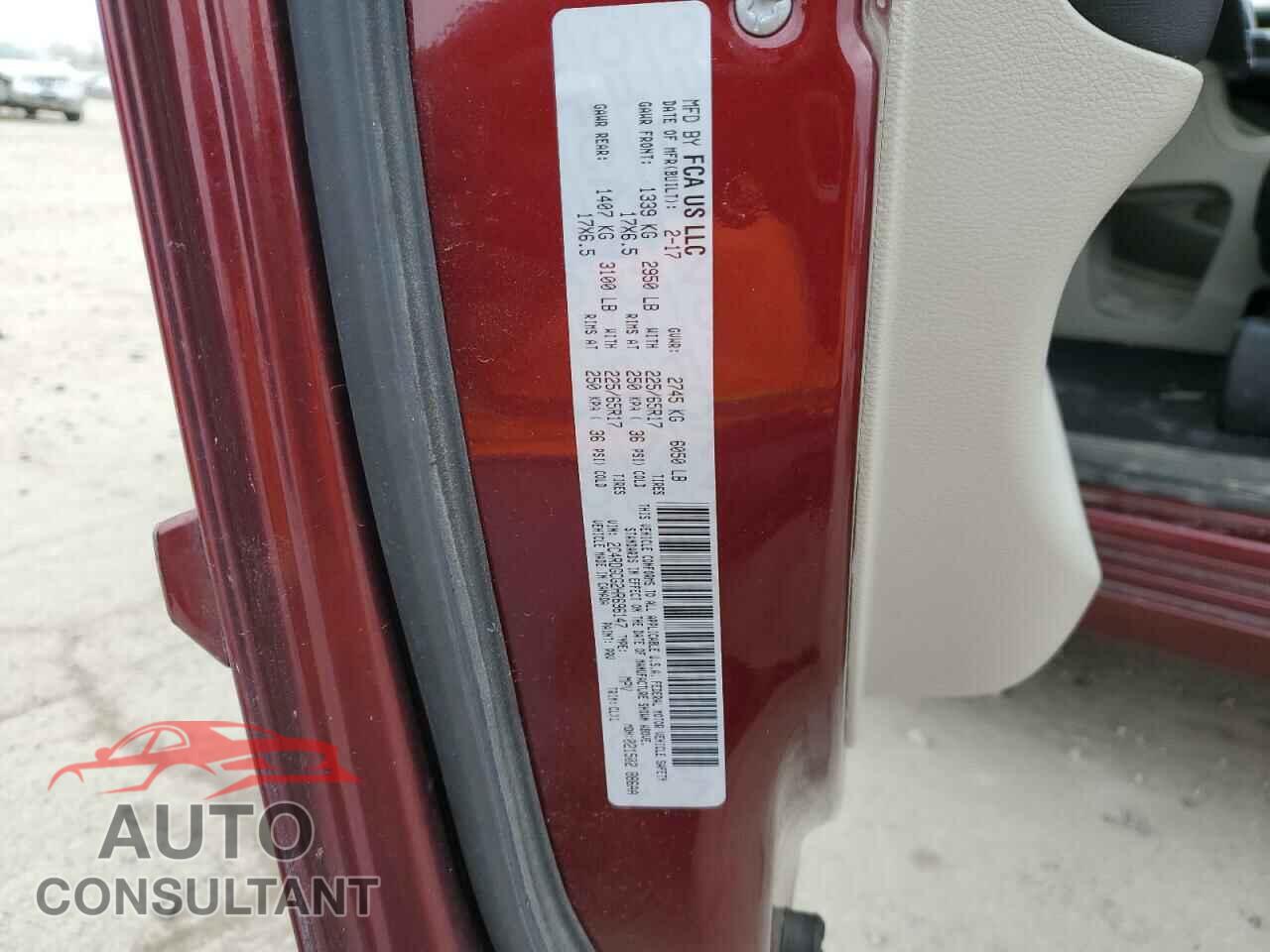 DODGE CARAVAN 2017 - 2C4RDGCG2HR696147