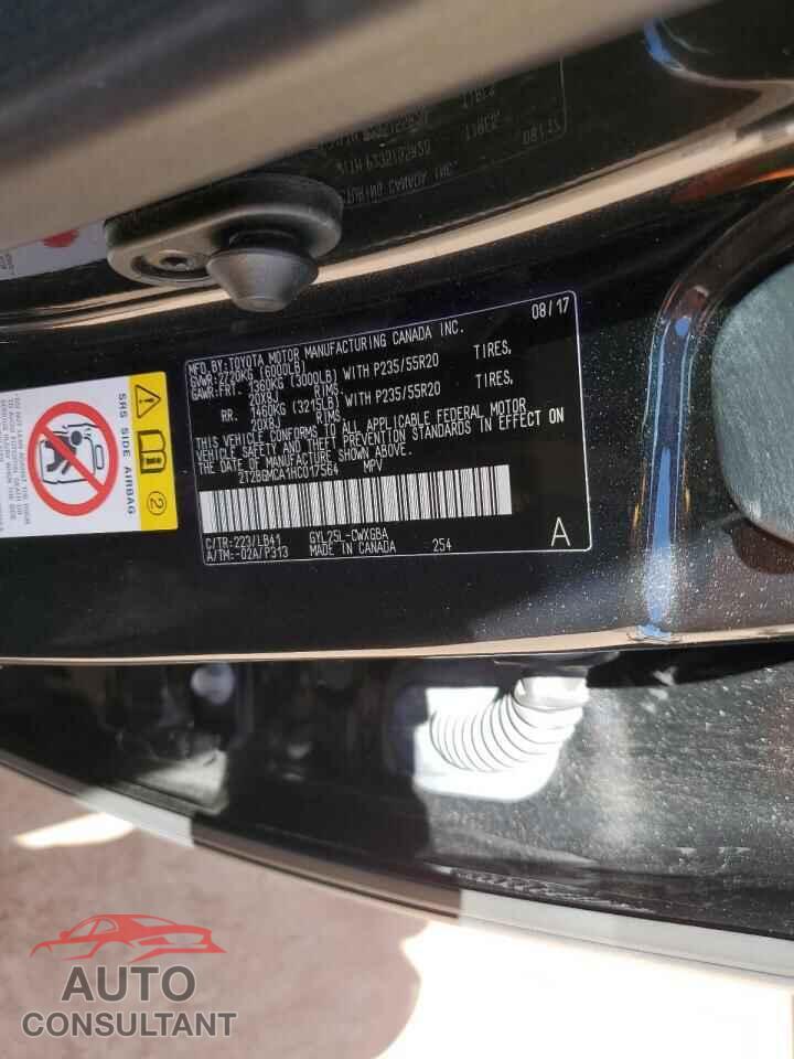 LEXUS RX450 2017 - 2T2BGMCA1HC017564