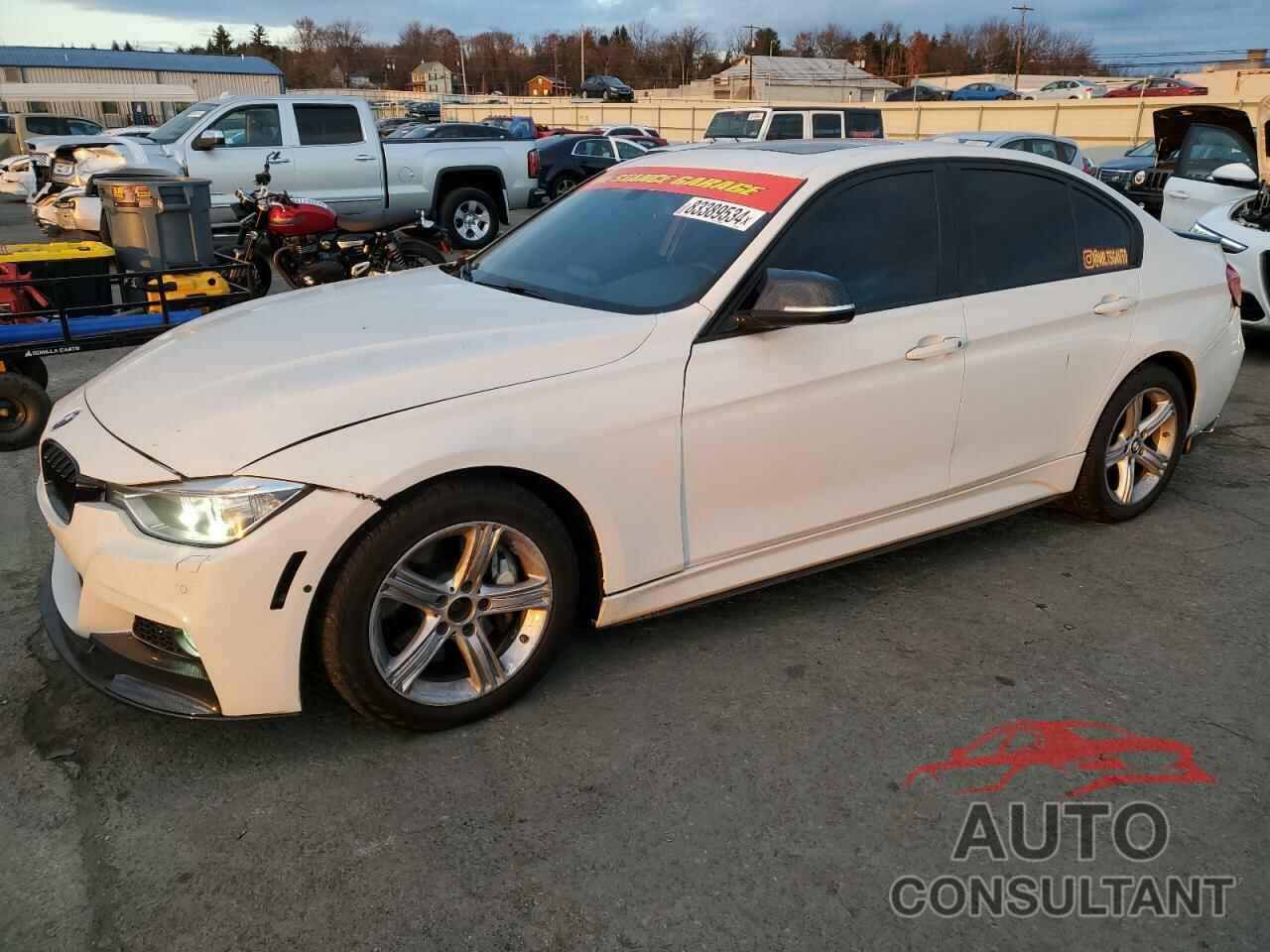 BMW 3 SERIES 2013 - WBA3B9C54DF587502