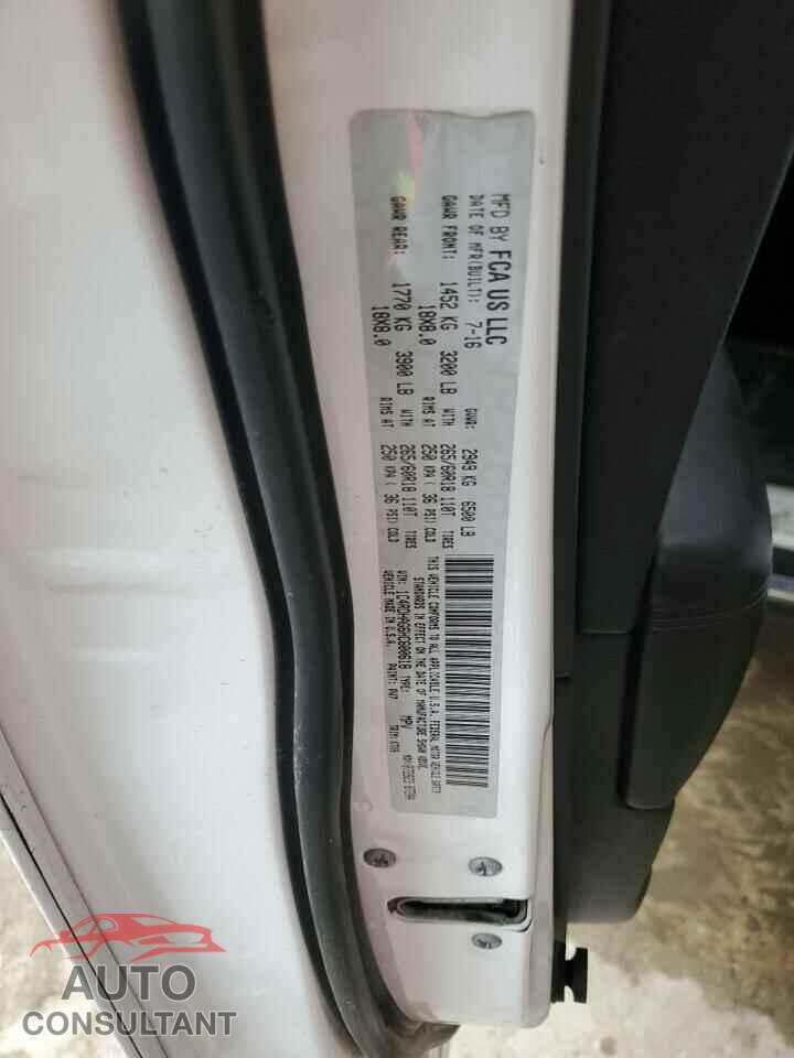 DODGE DURANGO 2017 - 1C4RDHAG6HC600618