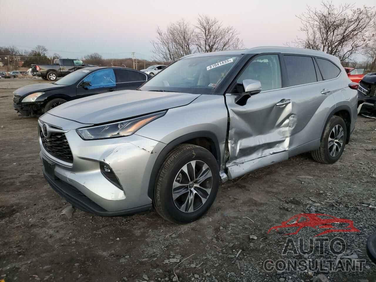 TOYOTA HIGHLANDER 2022 - 5TDGZRBH7NS202589