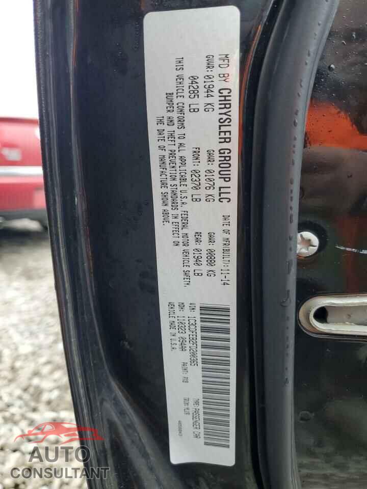 DODGE DART 2015 - 1C3CDFEB2FD200365