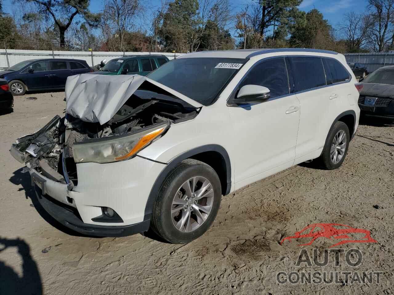 TOYOTA HIGHLANDER 2014 - 5TDKKRFH0ES021567