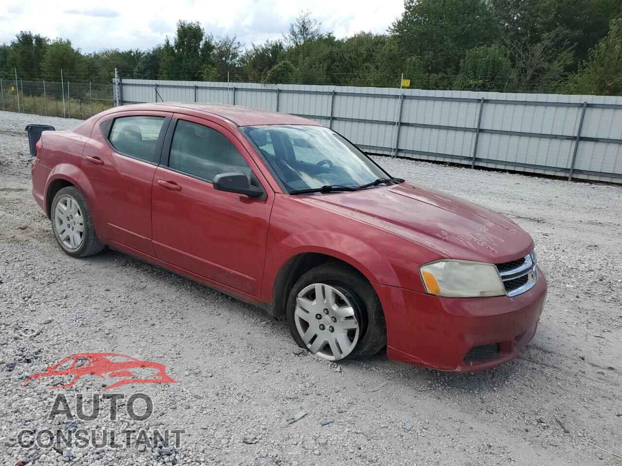 DODGE AVENGER 2012 - 1C3CDZAB8CN167563