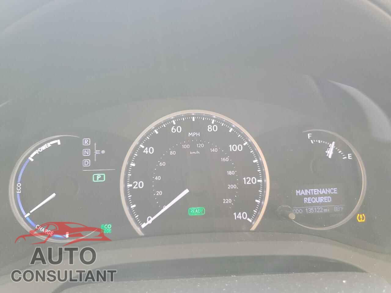 LEXUS CT 200 2013 - JTHKD5BH7D2133473