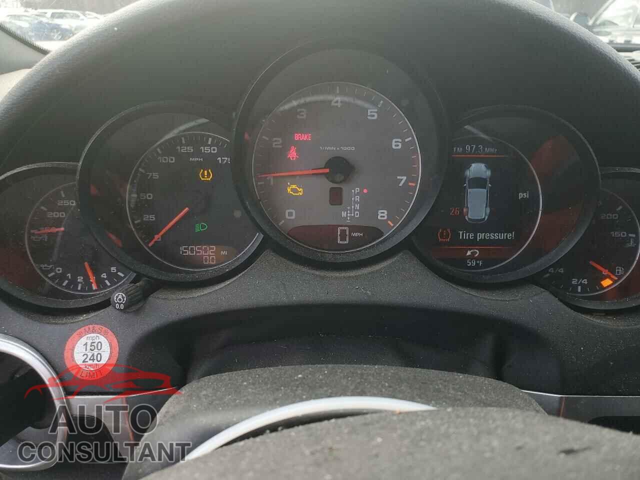 PORSCHE CAYENNE 2011 - WP1AB2A20BLA43859