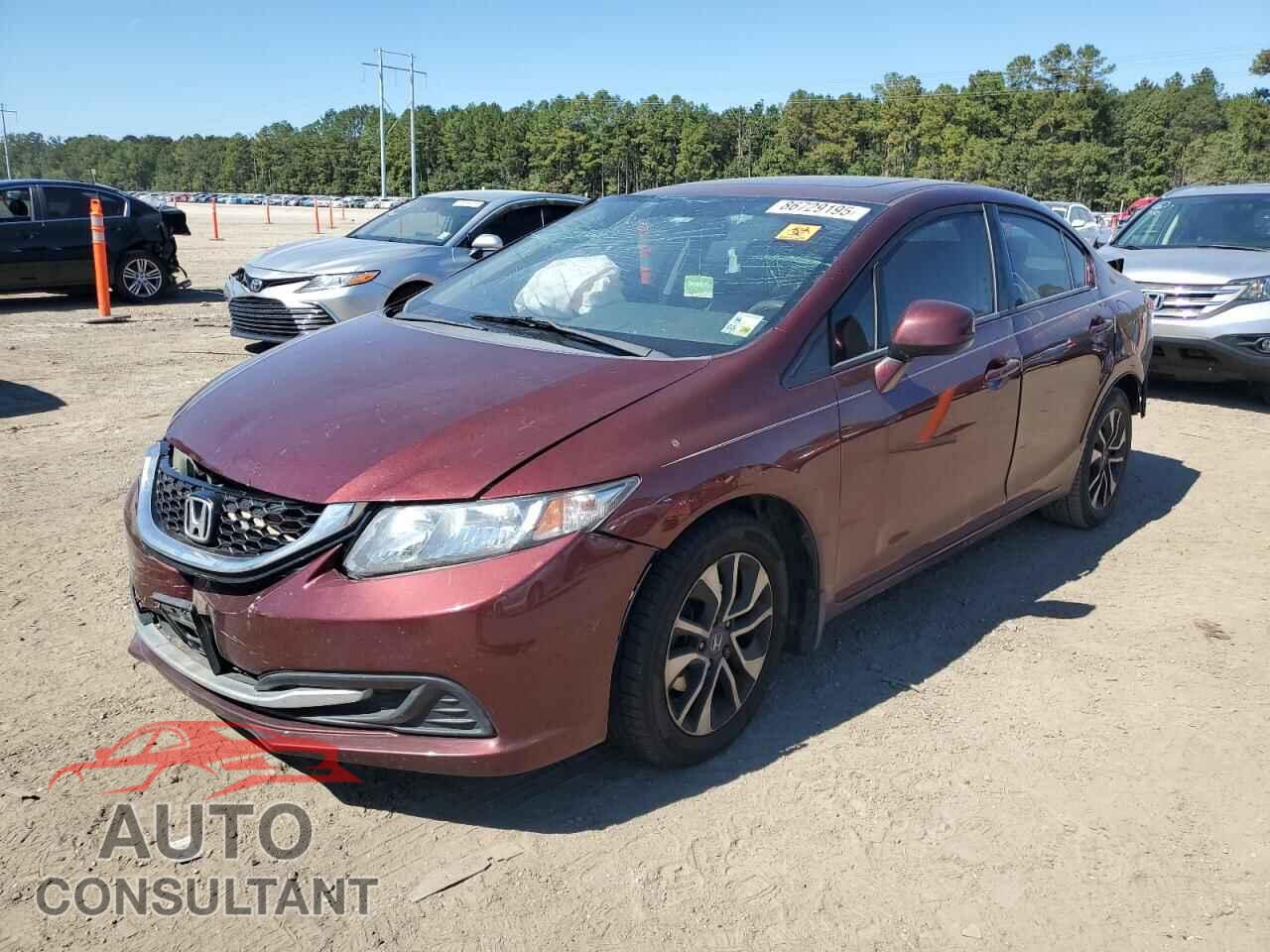 HONDA CIVIC 2013 - 19XFB2F85DE091003