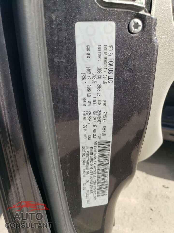 DODGE CARAVAN 2017 - 2C4RDGCG6HR600486