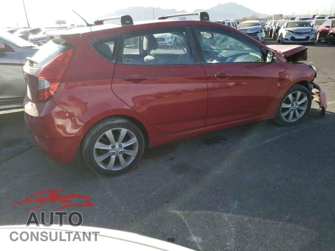 HYUNDAI ACCENT 2013 - KMHCU5AE0DU066616