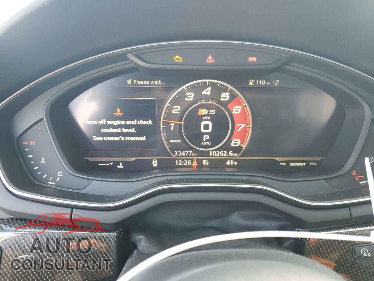 AUDI S5/RS5 2019 - WAUR4AF59KA060101