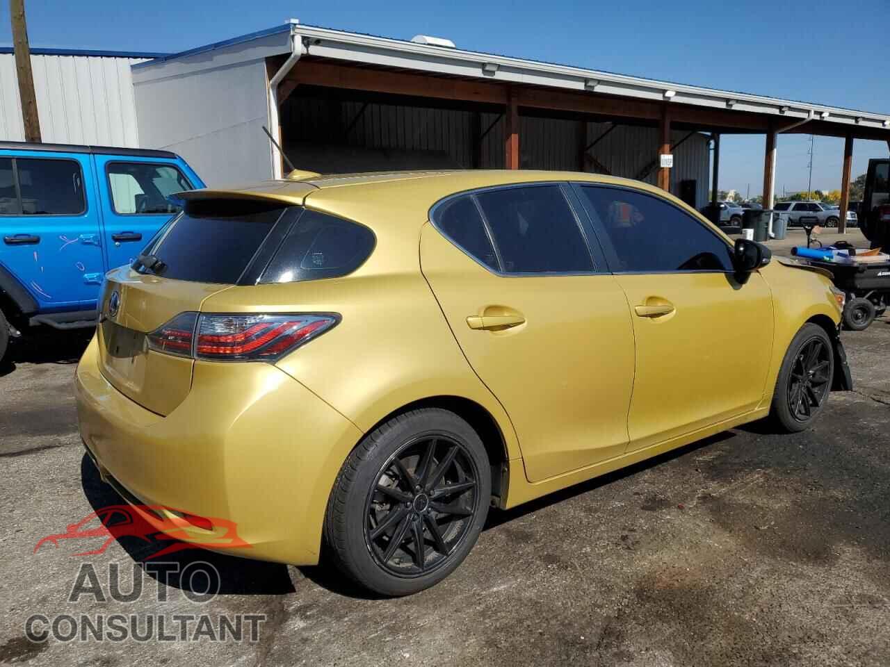 LEXUS CT 200 2011 - JTHKD5BH9B2033260
