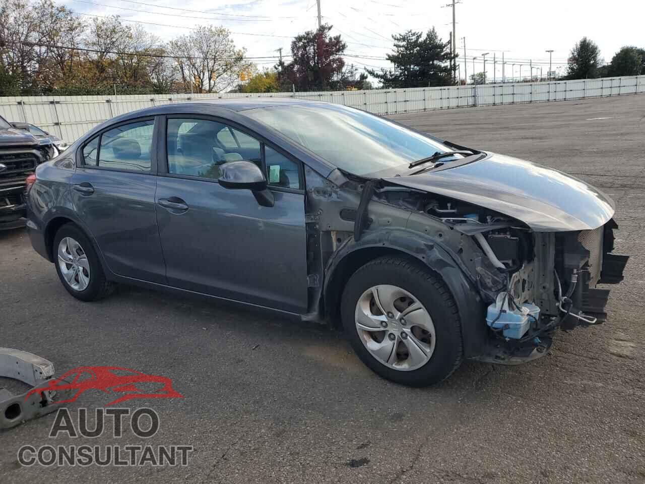HONDA CIVIC 2013 - 19XFB2F55DE091427