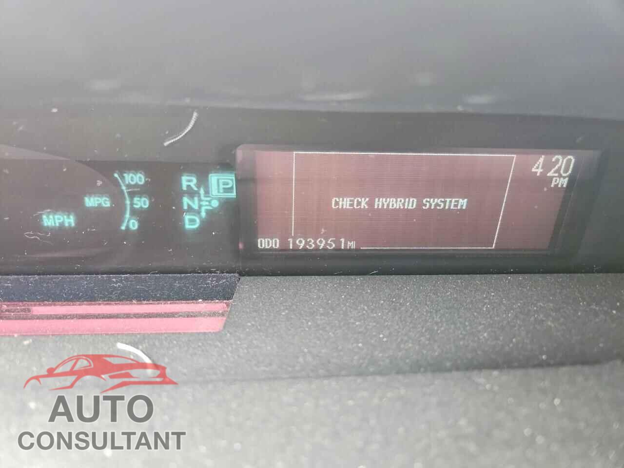 TOYOTA PRIUS 2011 - JTDKN3DU2B0247726