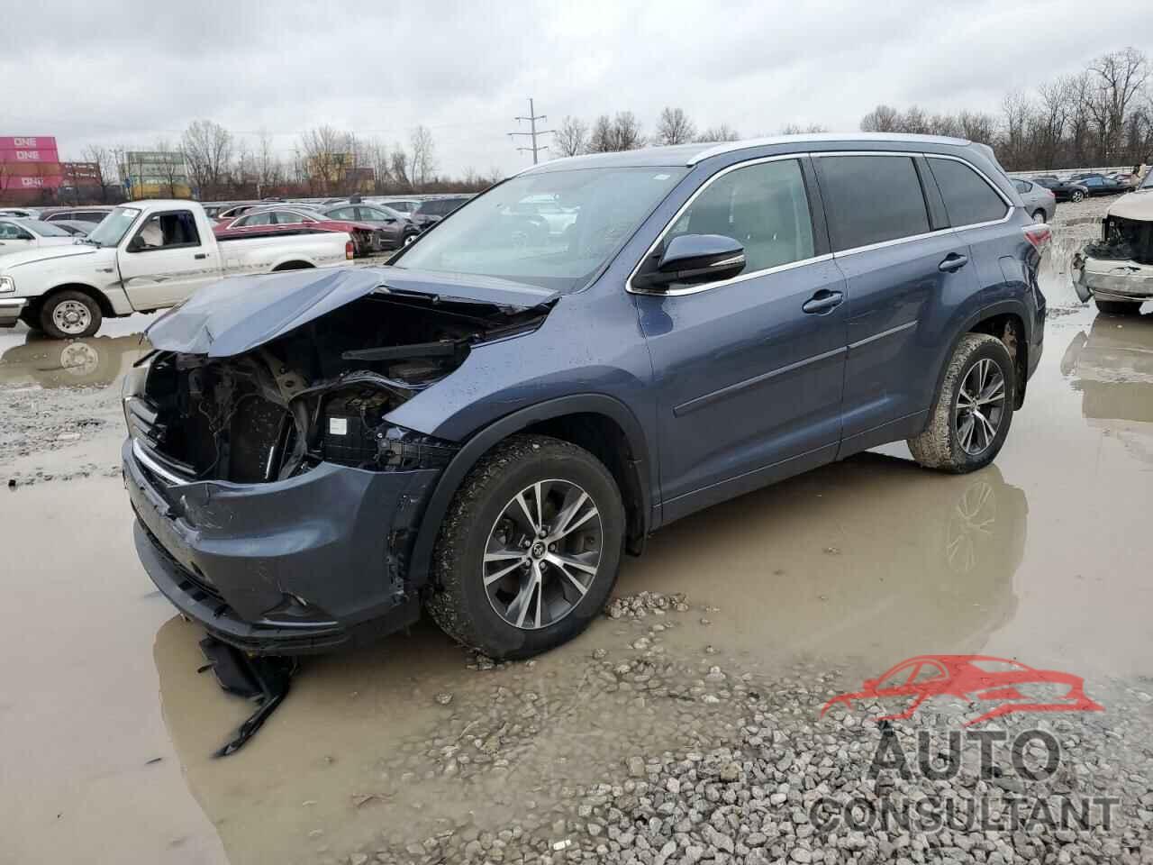 TOYOTA HIGHLANDER 2016 - 5TDJKRFH6GS353382