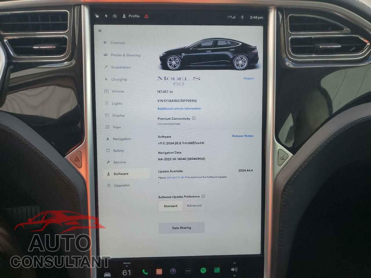 TESLA MODEL S 2013 - 5YJSA1BG7DFP05102