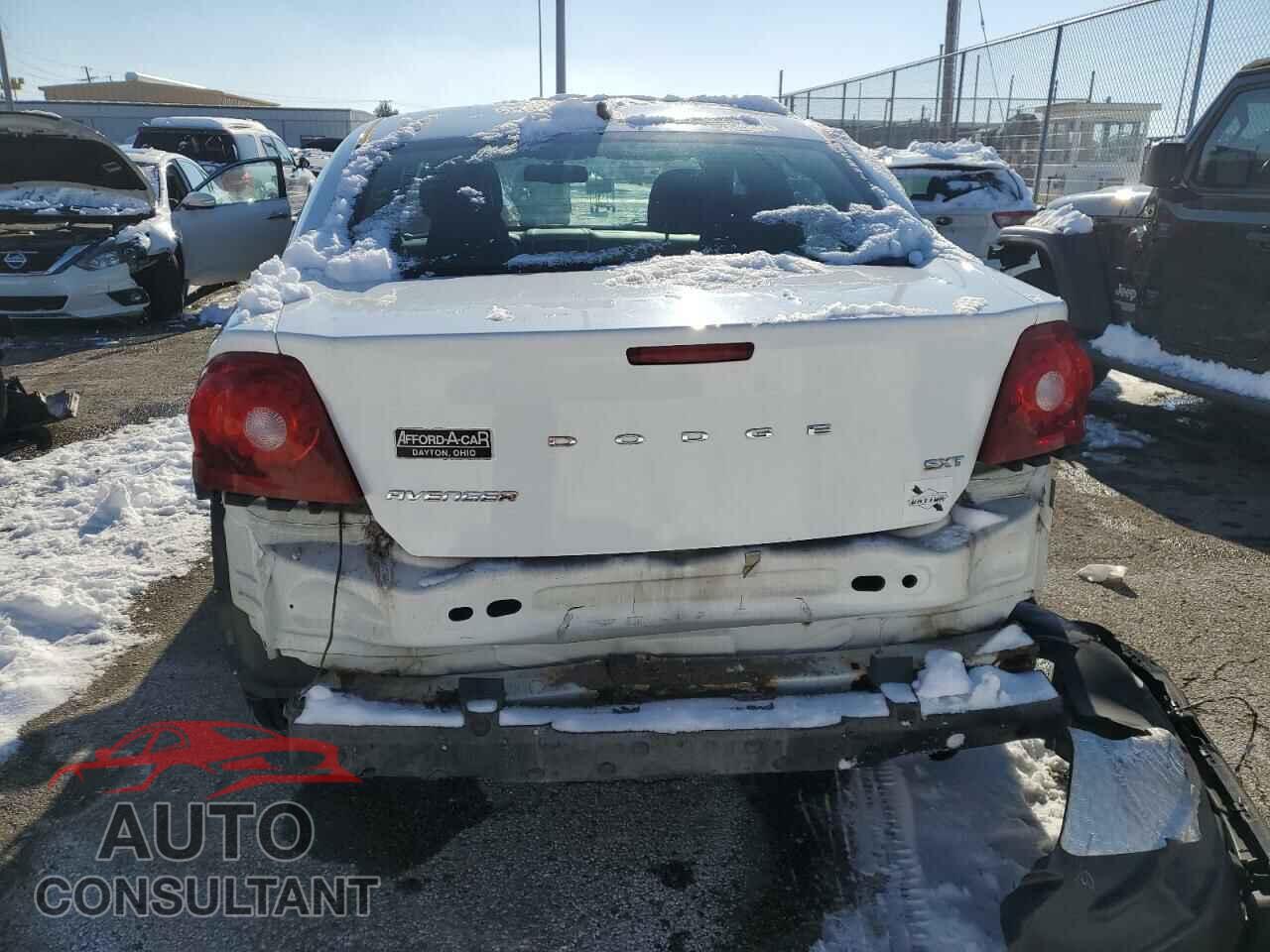 DODGE AVENGER 2012 - 1C3CDZCB2CN290580