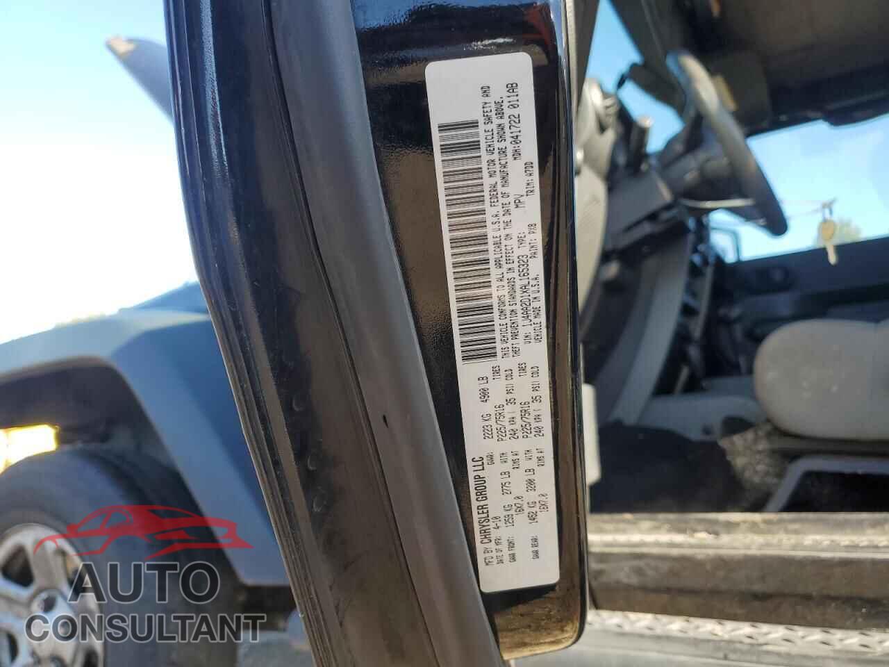 JEEP WRANGLER 2010 - 1J4AA2D1XAL165323