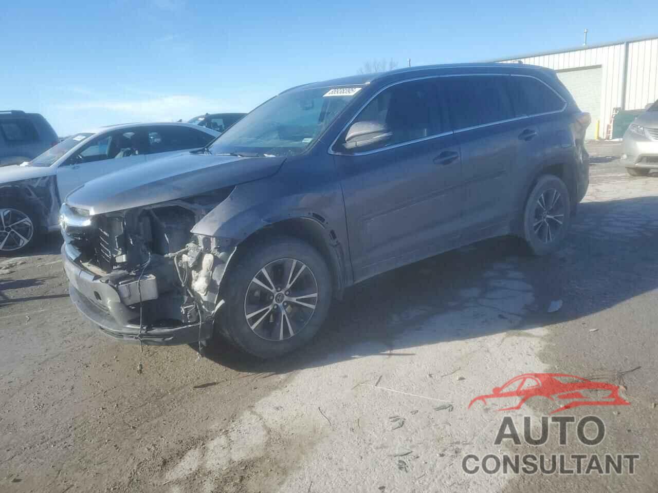 TOYOTA HIGHLANDER 2016 - 5TDJKRFH5GS504292