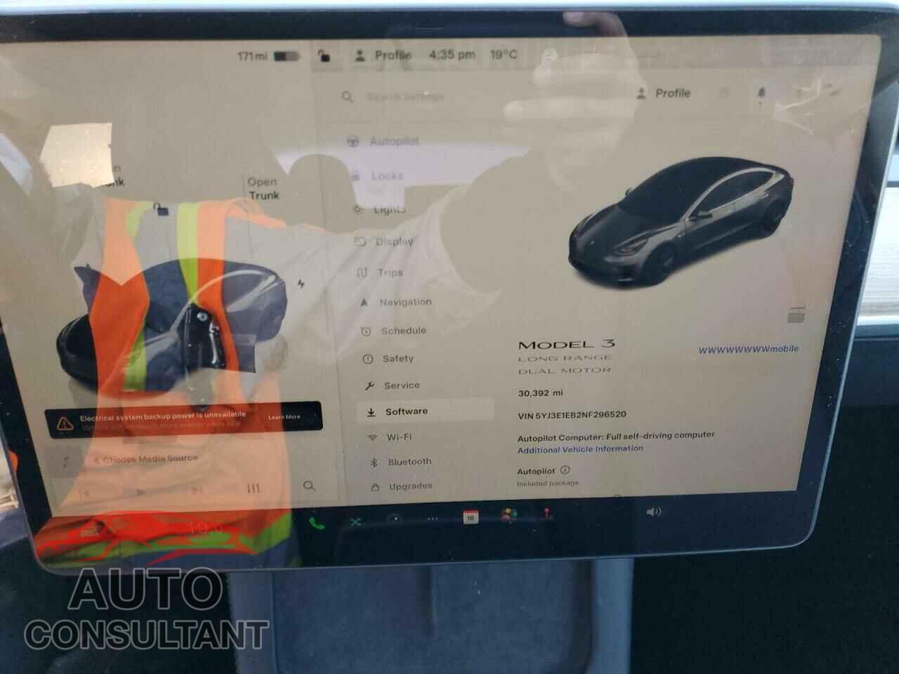 TESLA MODEL 3 2022 - 5YJ3E1EB2NF296520