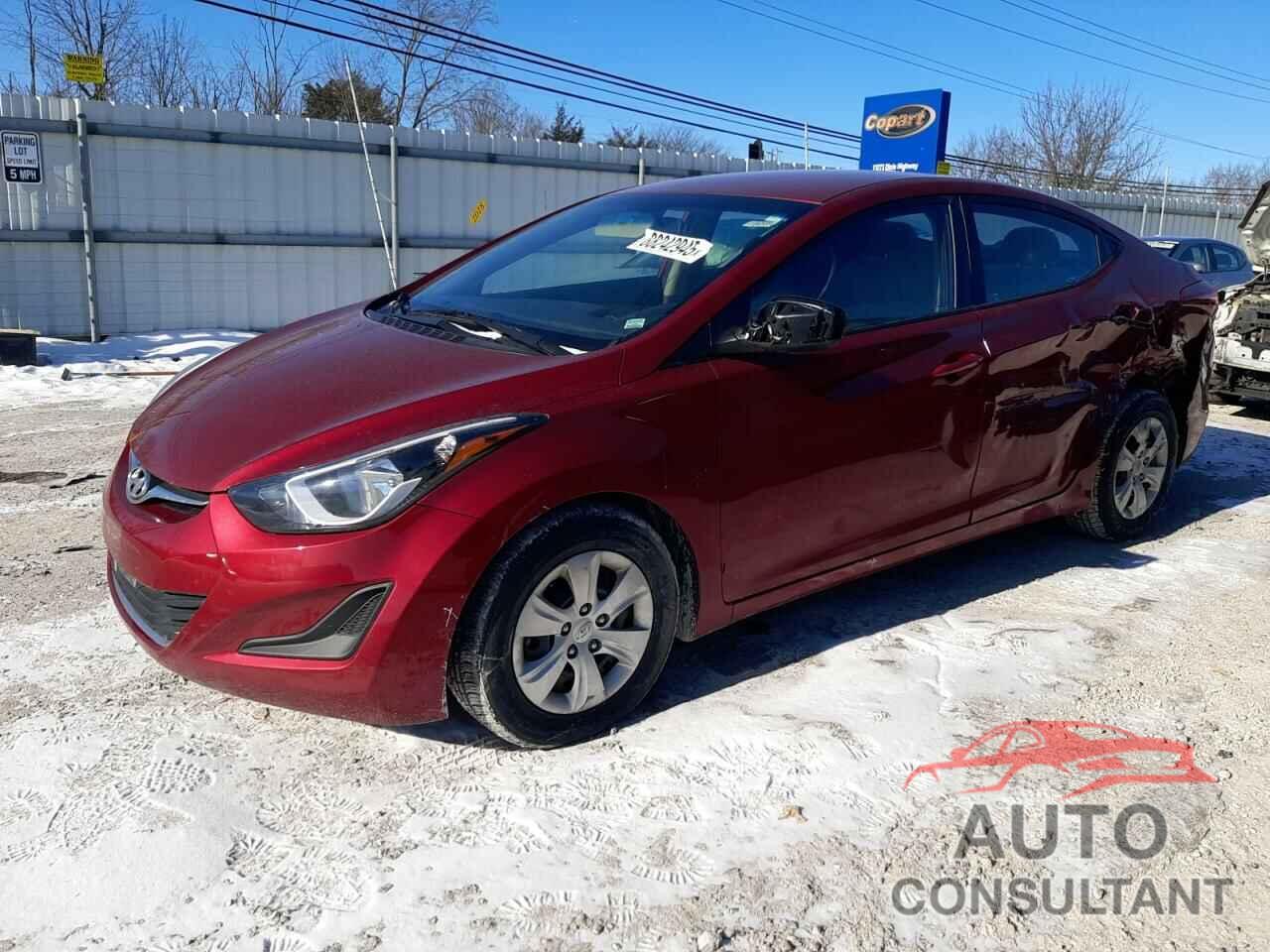 HYUNDAI ELANTRA 2016 - 5NPDH4AE5GH745478