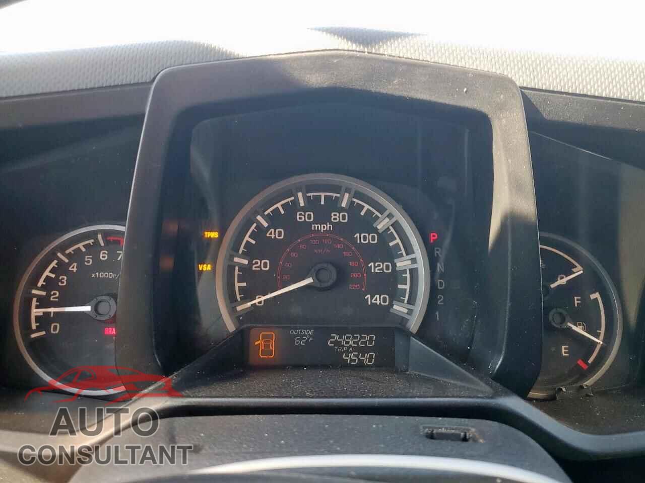 HONDA RIDGELINE 2010 - 5FPYK1F59AB008274