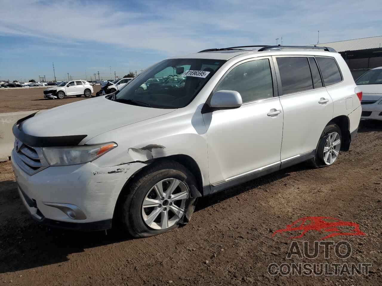 TOYOTA HIGHLANDER 2013 - 5TDBK3EH2DS219399