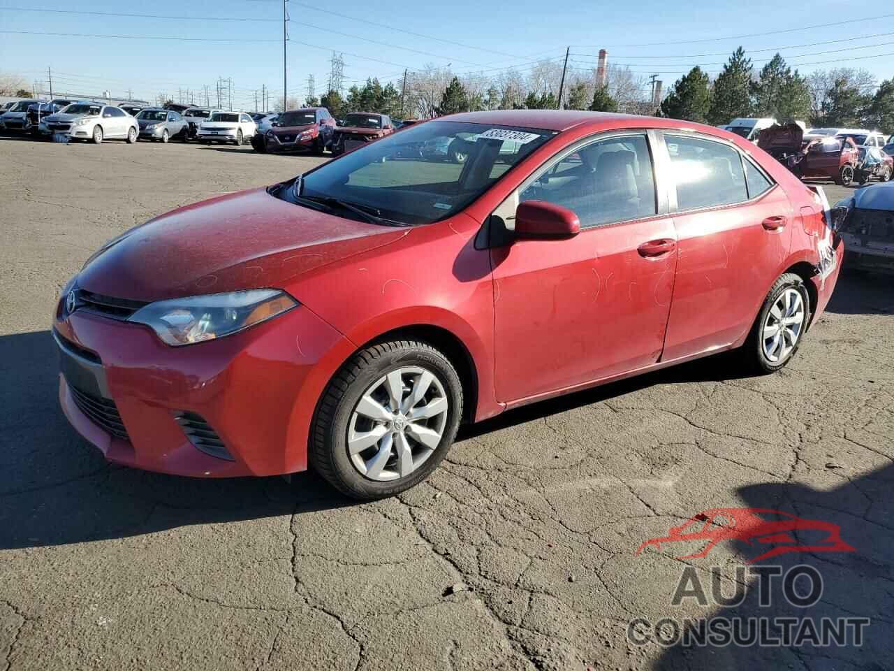 TOYOTA COROLLA 2016 - 2T1BURHE2GC737735