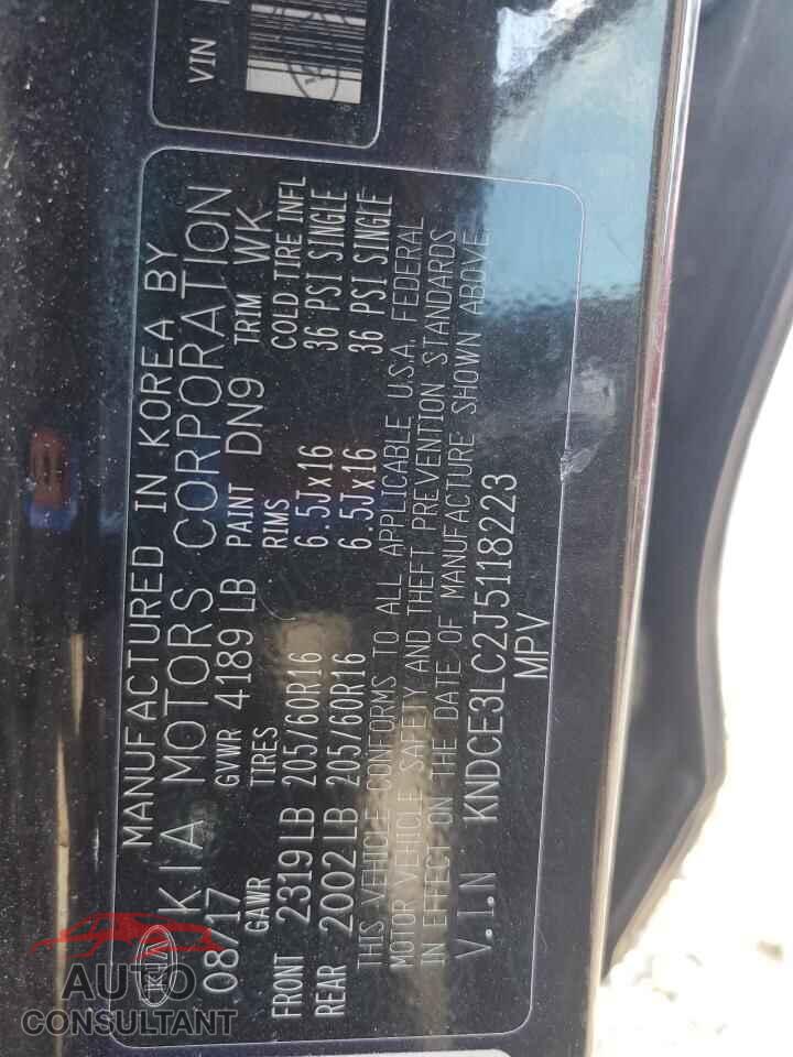 KIA NIRO 2018 - KNDCE3LC2J5118223