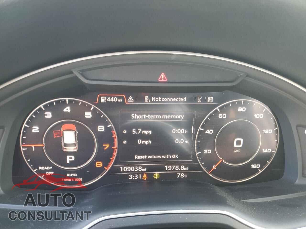 AUDI Q7 2018 - WA1LAAF76JD044951