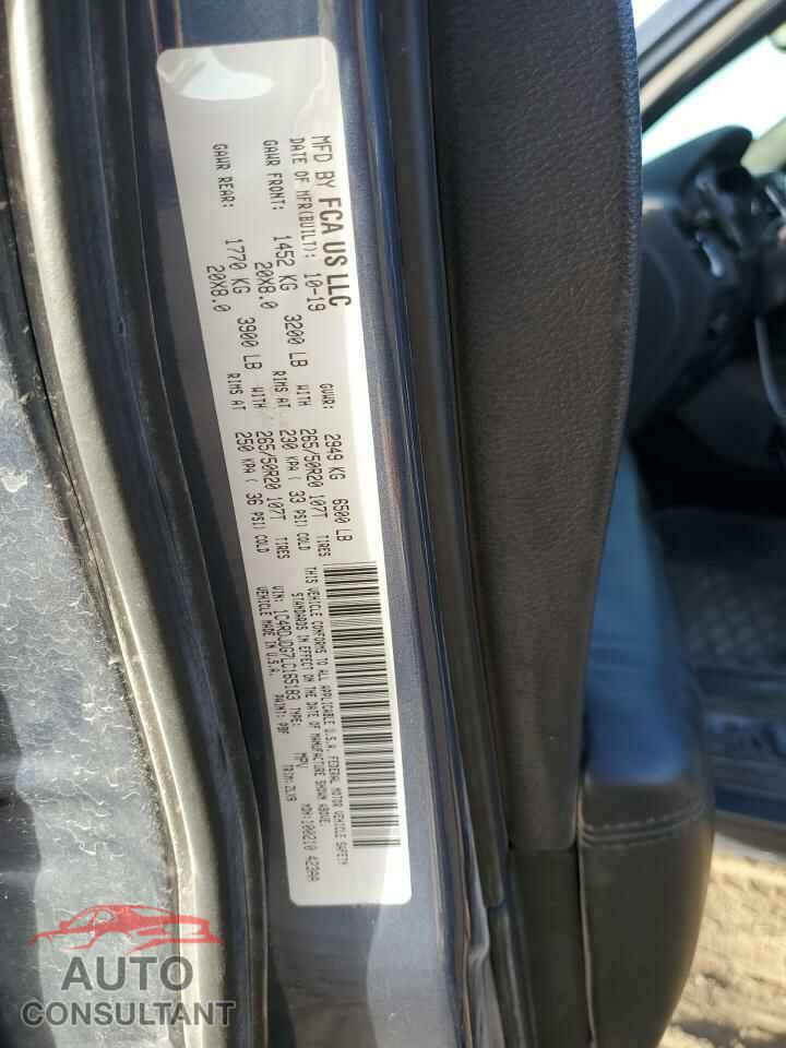 DODGE DURANGO 2020 - 1C4RDJDG7LC165183