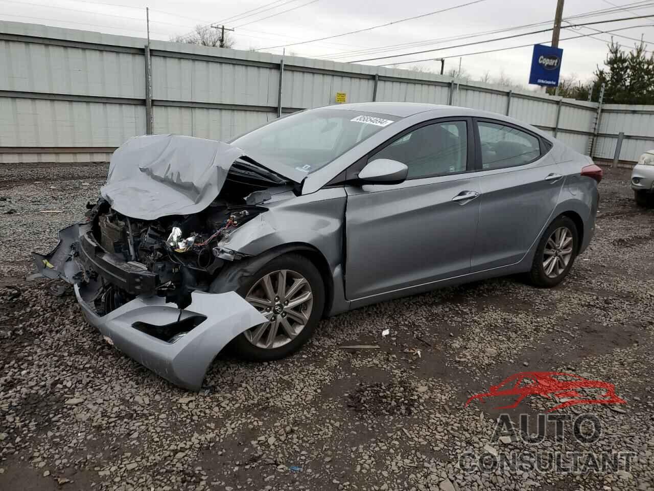 HYUNDAI ELANTRA 2016 - KMHDH4AE4GU491828