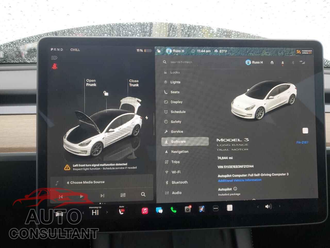 TESLA MODEL 3 2022 - 5YJ3E1EB3NF213144