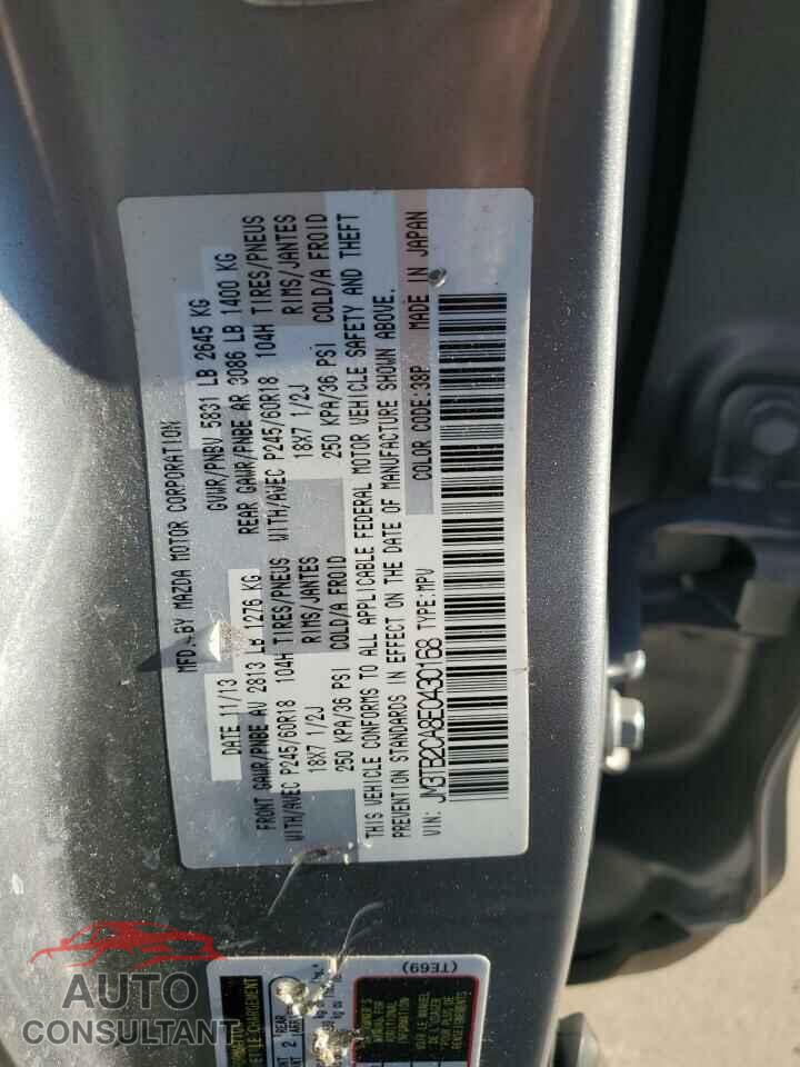 MAZDA CX-9 2014 - JM3TB2CA8E0430168