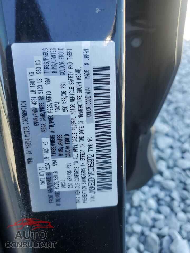 MAZDA CX-5 2014 - JM3KE2DY1E0369972