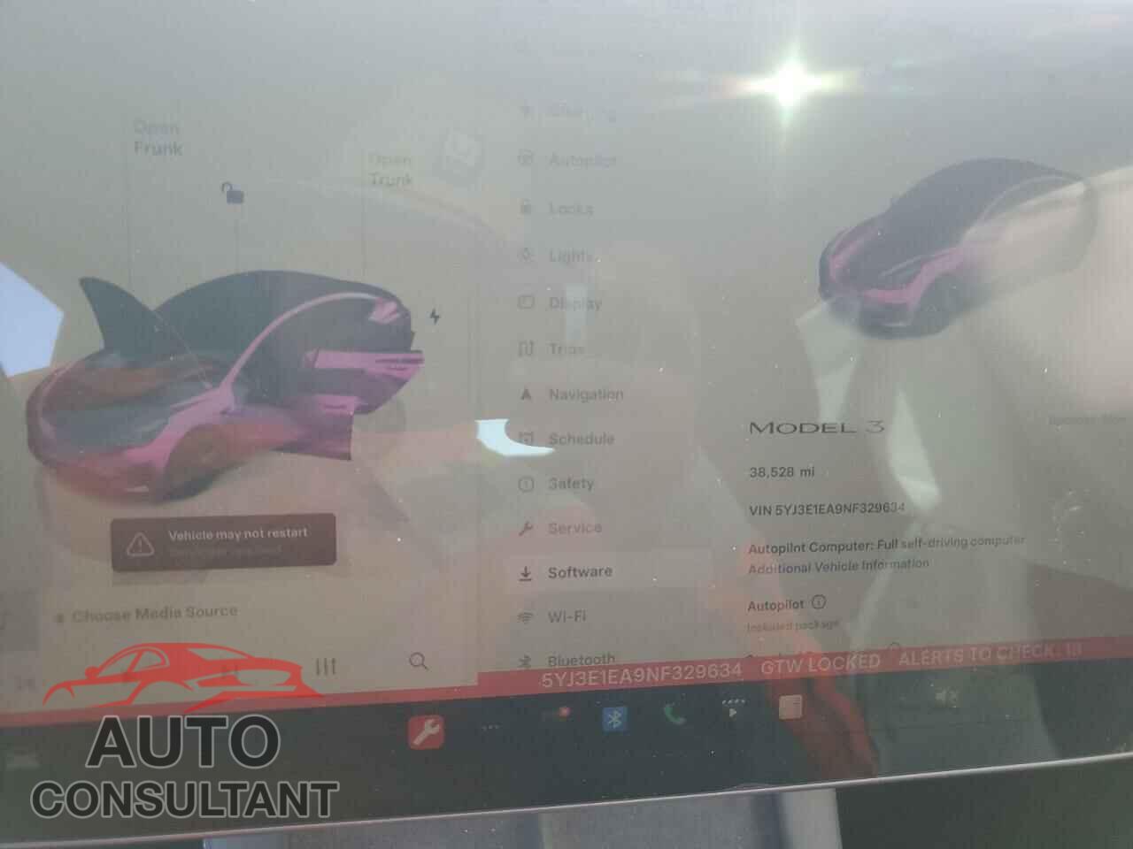 TESLA MODEL 3 2022 - 5YJ3E1EA9NF329634