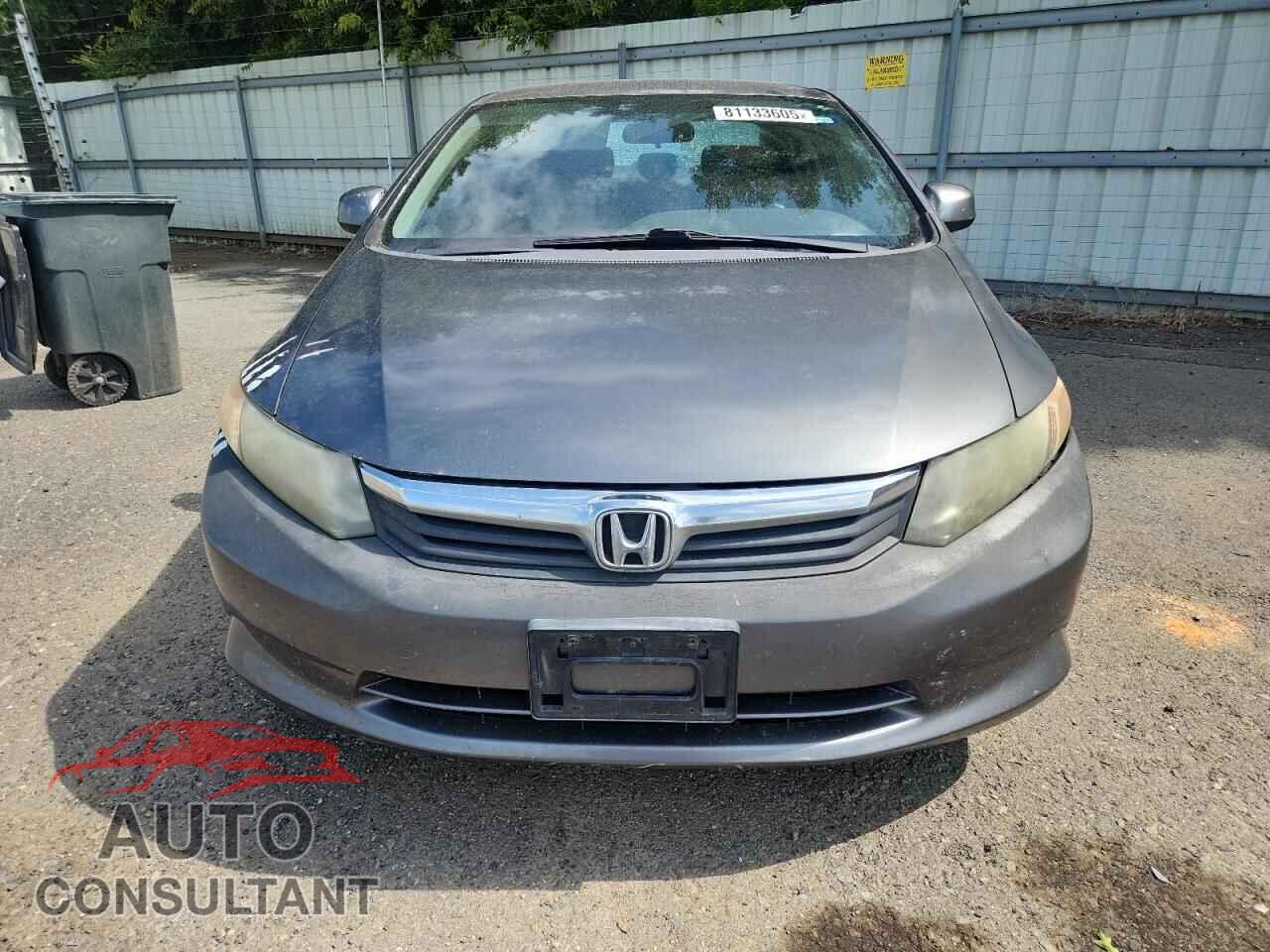 HONDA CIVIC 2012 - 19XFB2F55CE043666