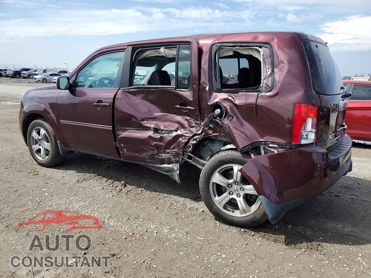 HONDA PILOT 2013 - 5FNYF3H5XDB038376